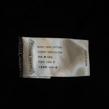 画像をギャラリービューアに読み込む, 新品未使用 CHROME HEARTS クロムハーツ 長袖Tシャツ サイズXL ネックロゴ オールドイングリッシュロゴ ブラック 中古 4a001317