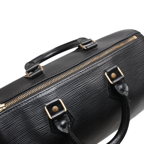 LOUIS VUITTON Handbag Mini Boston Bag Speedy 25 M43012/VI0923/Black/Epi Good Used 4a001278