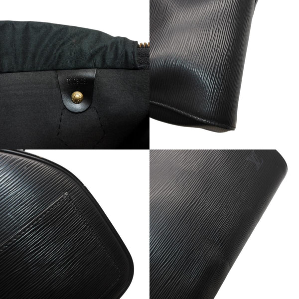 LOUIS VUITTON Handbag Mini Boston Bag Speedy 25 M43012/VI0923/Black/Epi Good Used 4a001278