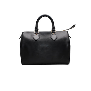 LOUIS VUITTON Handbag Mini Boston Bag Speedy 25 M43012/VI0923/Black/Epi Good Used 4a001278