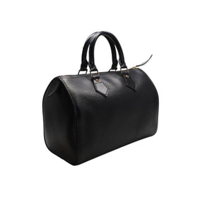 LOUIS VUITTON Handbag Mini Boston Bag Speedy 25 M43012/VI0923/Black/Epi Good Used 4a001278