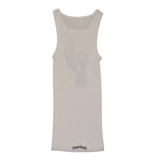 New and unused item CHROME HEARTS Richard Stark Print Tank Top Size M Black Used 4a001322
