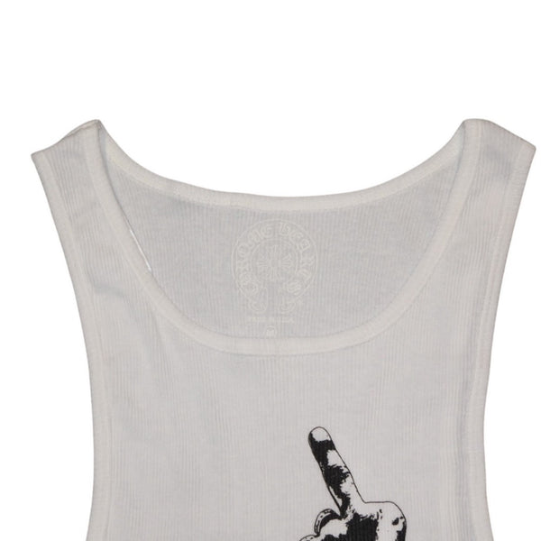 New and unused item CHROME HEARTS Richard Stark Print Tank Top Size M Black Used 4a001322