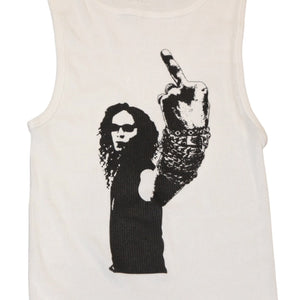 New and unused item CHROME HEARTS Richard Stark Print Tank Top Size M Black Used 4a001322