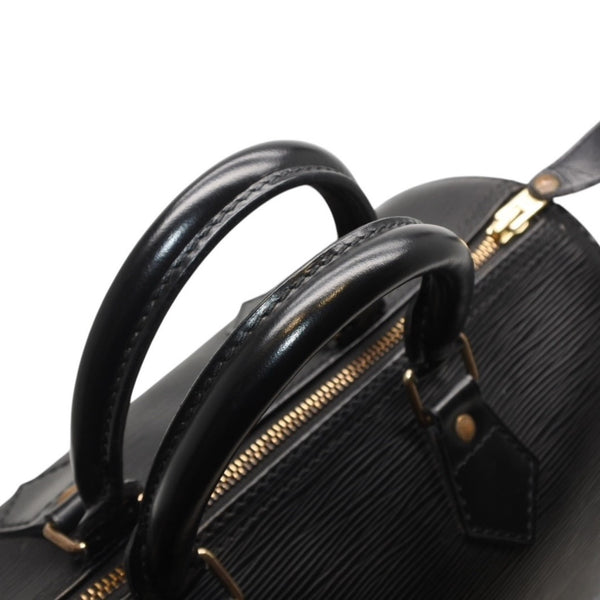 LOUIS VUITTON Handbag Mini Boston Bag Speedy 25 M43012/VI0923/Black/Epi Good Used 4a001278