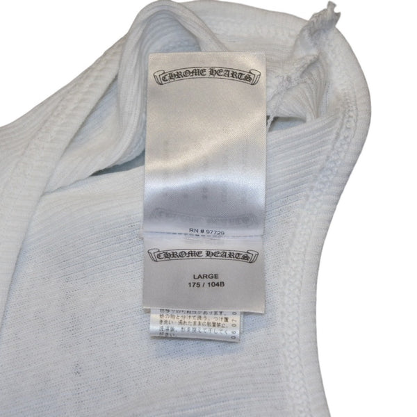 New and unused item CHROME HEARTS Richard Stark Print Tank Top Size L Black White Used 4a001323