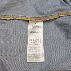 Very good condition Masion Margiela Collarless denim jacket Blue Cotton Size 50 SI1AM0006 S30561 Used 4a001193