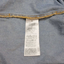 画像をギャラリービューアに読み込む, 極美品 Masion Margiela メゾンマルジェラ ノーカラーデニムジャケット ブルー コットン サイズ50 SI1AM0006 S30561 中古 4a001193