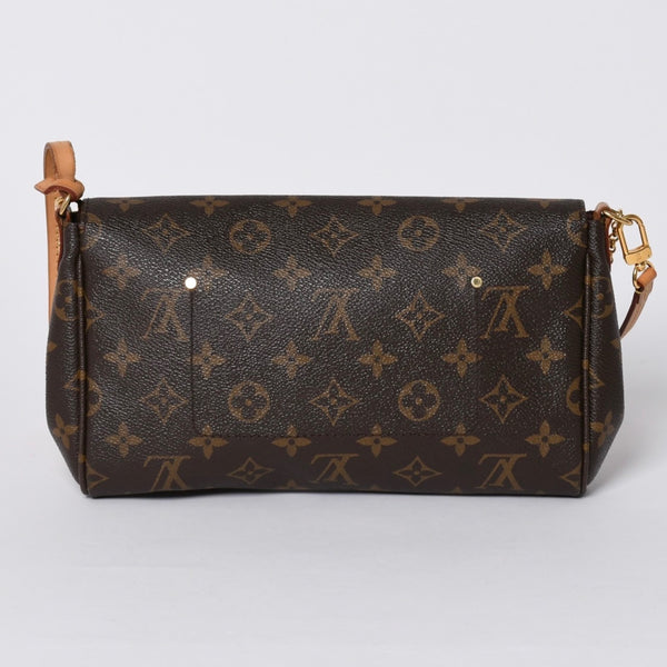 極美品 LOUIS VUITTON ルイヴィトン モノグラム フェイボリットMM ショルダーバッグ M40718 ブラウン ゴールド金具 中古 4a001283