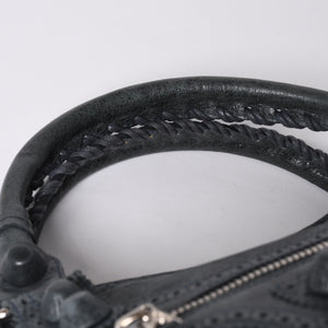 New unused item BALENCIAGA Giant City 204529 Khaki 2WAY Bag Lace style Used 4a001347