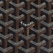 画像をギャラリービューアに読み込む, ゴヤール GOYARD クラッチバッグ ハンドバッグ セナGM 黒 ブラック/PVC/レザー トップファスナー コーティングキャンバスボディ 美品 中古 4a001263