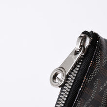 画像をギャラリービューアに読み込む, ゴヤール GOYARD クラッチバッグ ハンドバッグ セナGM 黒 ブラック/PVC/レザー トップファスナー コーティングキャンバスボディ 美品 中古 4a001263