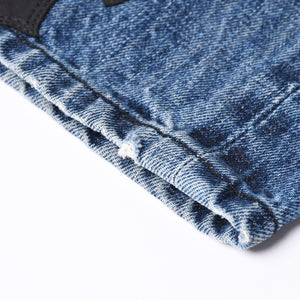 Like new CHROME HEARTS Cross Patch Jeans Denim Pants with Japan tag Men's SV925 36 inches Blue Used 4a001293