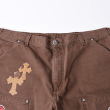 画像をギャラリービューアに読み込む, 極美品 CHROME HEARTS クロムハーツ × MATTY BOY マッティボーイ SEX RECORDS ダブルニーパンツ サイズ38 22パッチ 中古 4a001292
