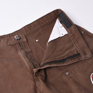 Very Good Condition CHROME HEARTS × MATTY BOY Matty Boy SEX RECORDS Double Knee Pants Size 38 22 Patch Used 4a001292