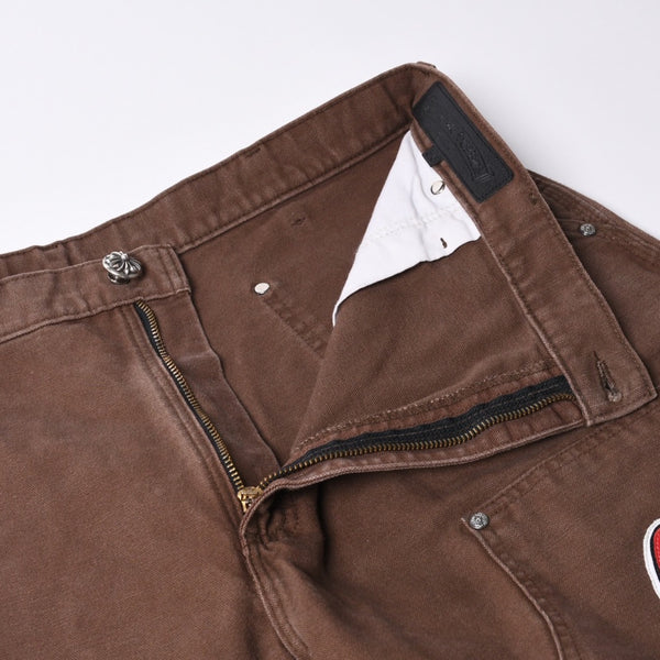 Very Good Condition CHROME HEARTS × MATTY BOY Matty Boy SEX RECORDS Double Knee Pants Size 38 22 Patch Used 4a001292