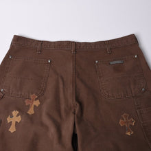 画像をギャラリービューアに読み込む, 極美品 CHROME HEARTS クロムハーツ × MATTY BOY マッティボーイ SEX RECORDS ダブルニーパンツ サイズ38 22パッチ 中古 4a001292