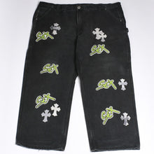 画像をギャラリービューアに読み込む, 極美品 CHROME HEARTS クロムハーツ × MATTY BOY マッティボーイ SEX RECORDS カーペンターパンツ サイズ42 22パッチ 中古 4a001083