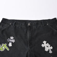 画像をギャラリービューアに読み込む, 極美品 CHROME HEARTS クロムハーツ × MATTY BOY マッティボーイ SEX RECORDS カーペンターパンツ サイズ42 22パッチ 中古 4a001083
