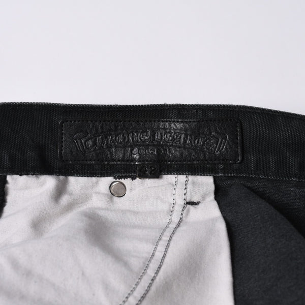 極美品 CHROME HEARTS クロムハーツ × MATTY BOY マッティボーイ SEX RECORDS カーペンターパンツ サイズ42 22パッチ 中古 4a001083