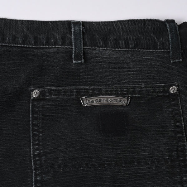 極美品 CHROME HEARTS クロムハーツ × MATTY BOY マッティボーイ SEX RECORDS カーペンターパンツ サイズ42 22パッチ 中古 4a001083