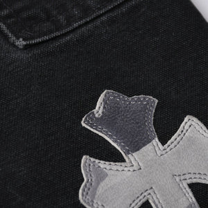 極美品 CHROME HEARTS クロムハーツ × MATTY BOY マッティボーイ SEX RECORDS カーペンターパンツ サイズ42 22パッチ 中古 4a001083