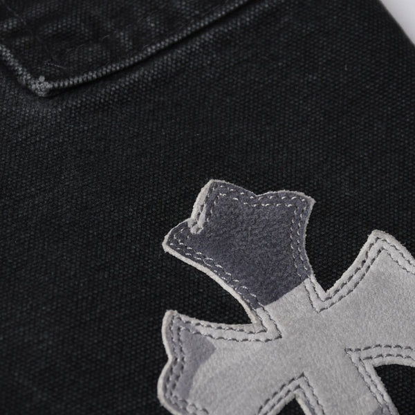 極美品 CHROME HEARTS クロムハーツ × MATTY BOY マッティボーイ SEX RECORDS カーペンターパンツ サイズ42 22パッチ 中古 4a001083