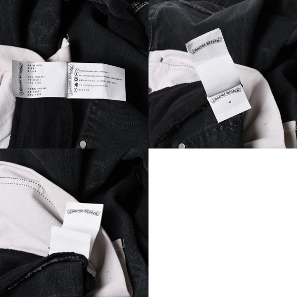 極美品 CHROME HEARTS クロムハーツ × MATTY BOY マッティボーイ SEX RECORDS カーペンターパンツ サイズ42 22パッチ 中古 4a001083