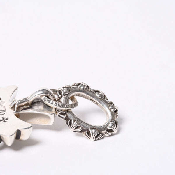 新品同様 CHROME HEARTS クロムハーツ トリプルクロス 3CH CRSラージ 3CH クロス シルバーペンダントトップ シルバー 925 142.7g 中古 4a001294