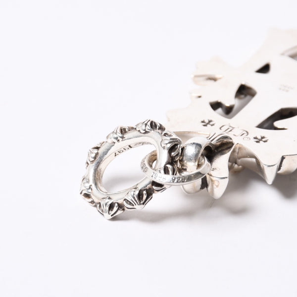 新品同様 CHROME HEARTS クロムハーツ トリプルクロス 3CH CRSラージ 3CH クロス シルバーペンダントトップ シルバー 925 142.7g 中古 4a001294