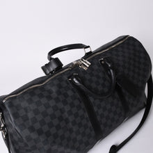画像をギャラリービューアに読み込む, 極美品 LOUIS VUITTON ルイヴィトン キーポルバンドリエール55 ボストンバッグ N41413 ダミエグラフィット ブラック 中古 4a001229