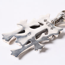 画像をギャラリービューアに読み込む, 新品同様 CHROME HEARTS クロムハーツ トリプルクロス 3CH CRSラージ 3CH クロス シルバーペンダントトップ シルバー 925 142.7g 中古 4a001294