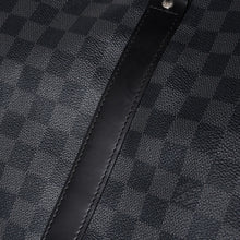 画像をギャラリービューアに読み込む, 極美品 LOUIS VUITTON ルイヴィトン キーポルバンドリエール55 ボストンバッグ N41413 ダミエグラフィット ブラック 中古 4a001229