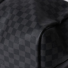 画像をギャラリービューアに読み込む, 極美品 LOUIS VUITTON ルイヴィトン キーポルバンドリエール55 ボストンバッグ N41413 ダミエグラフィット ブラック 中古 4a001229
