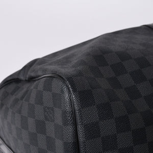 Very good condition LOUIS VUITTON Keepall Bandouliere 55 Boston bag N41413 Damier Graphite Black Used 4a001229