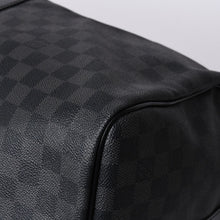 画像をギャラリービューアに読み込む, 極美品 LOUIS VUITTON ルイヴィトン キーポルバンドリエール55 ボストンバッグ N41413 ダミエグラフィット ブラック 中古 4a001229