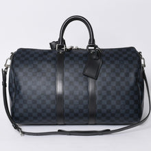 画像をギャラリービューアに読み込む, 極美品 LOUIS VUITTON ルイヴィトン キーポル バンドリエール 45 ボストンバッグ 2WAY ダミエコバルト N41349 中古 4a001121