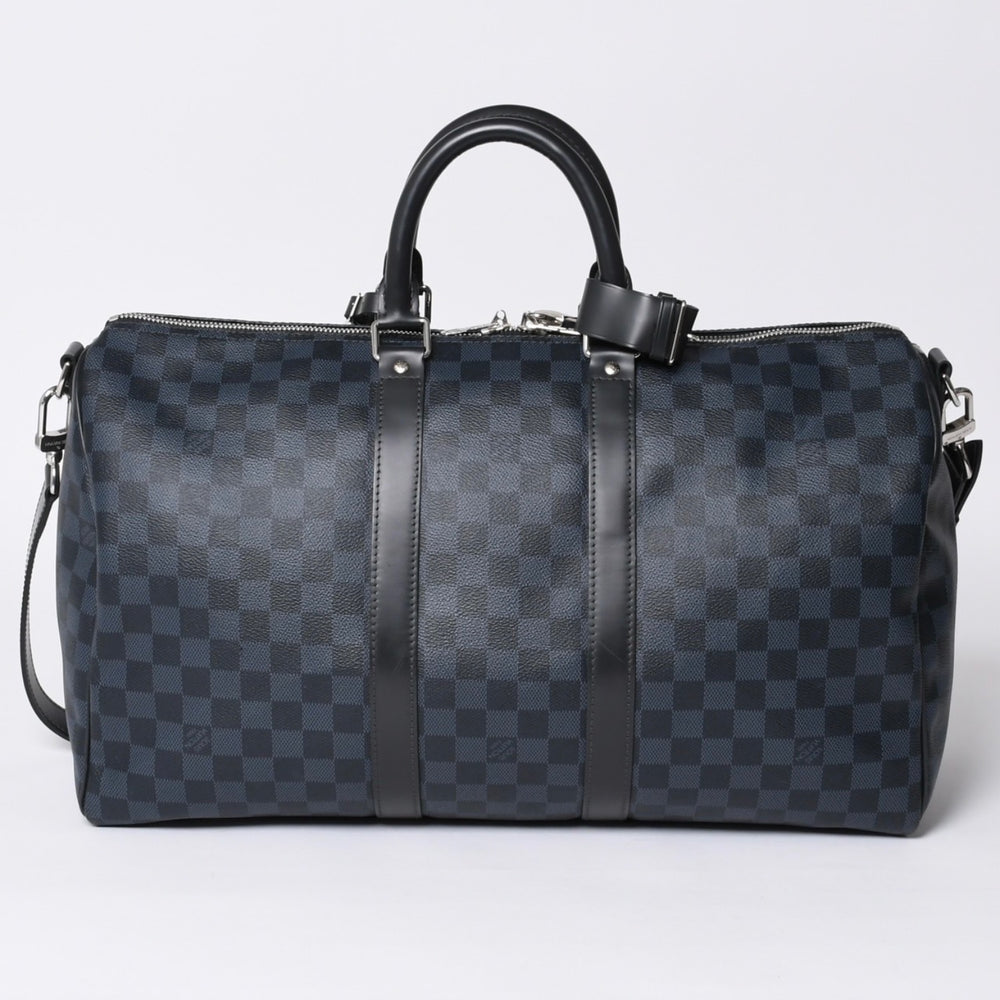 極美品 LOUIS VUITTON ルイヴィトン キーポル バンドリエール 45 ボストンバッグ 2WAY ダミエコバルト N41349 中古 4a001121