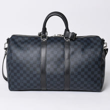 画像をギャラリービューアに読み込む, 極美品 LOUIS VUITTON ルイヴィトン キーポル バンドリエール 45 ボストンバッグ 2WAY ダミエコバルト N41349 中古 4a001121