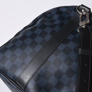 Very good condition LOUIS VUITTON Keepall Bandouliere 45 Boston bag 2WAY Damier Ecobalt N41349 Used 4a001121