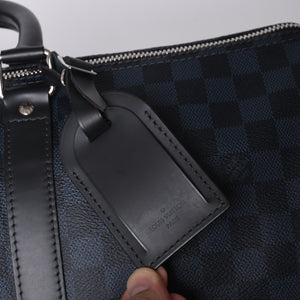 Very good condition LOUIS VUITTON Keepall Bandouliere 45 Boston bag 2WAY Damier Ecobalt N41349 Used 4a001121