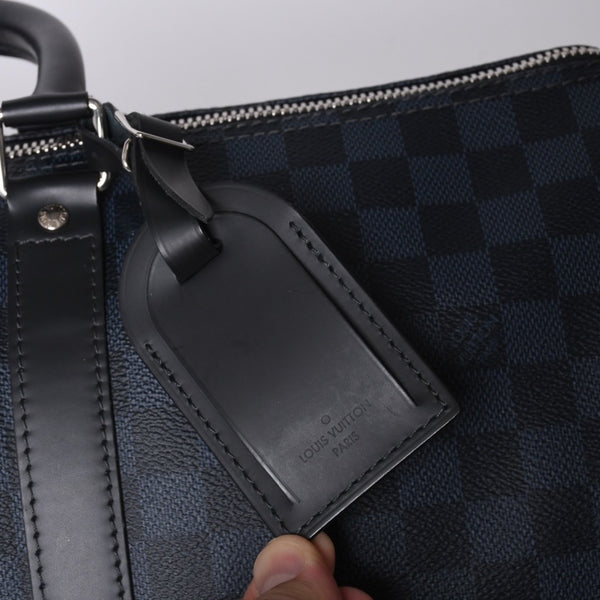 Very good condition LOUIS VUITTON Keepall Bandouliere 45 Boston bag 2WAY Damier Ecobalt N41349 Used 4a001121