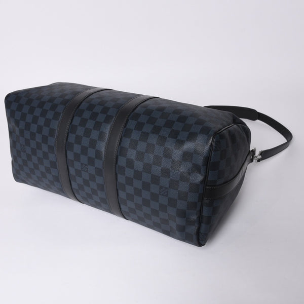 Very good condition LOUIS VUITTON Keepall Bandouliere 45 Boston bag 2WAY Damier Ecobalt N41349 Used 4a001121