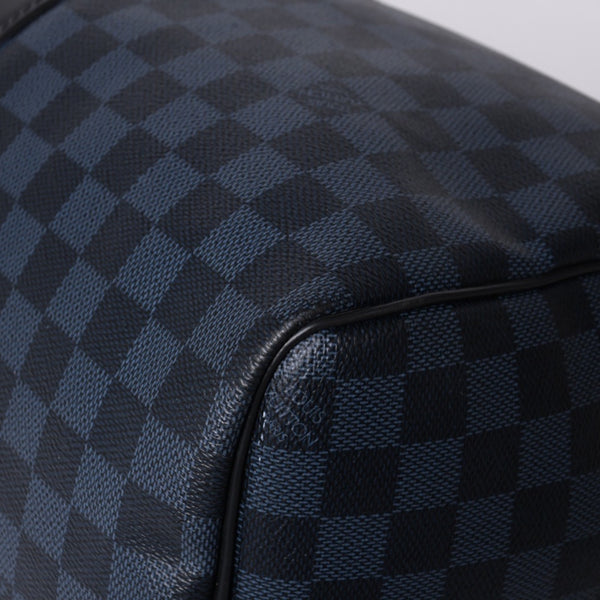 Very good condition LOUIS VUITTON Keepall Bandouliere 45 Boston bag 2WAY Damier Ecobalt N41349 Used 4a001121