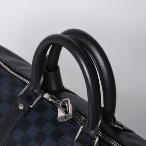 Very good condition LOUIS VUITTON Keepall Bandouliere 45 Boston bag 2WAY Damier Ecobalt N41349 Used 4a001121