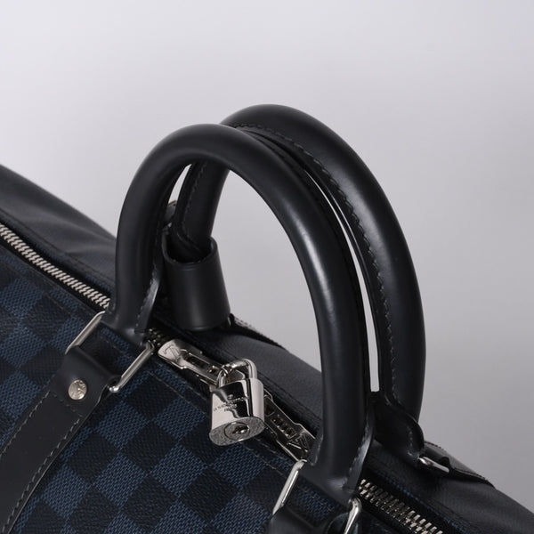 Very good condition LOUIS VUITTON Keepall Bandouliere 45 Boston bag 2WAY Damier Ecobalt N41349 Used 4a001121