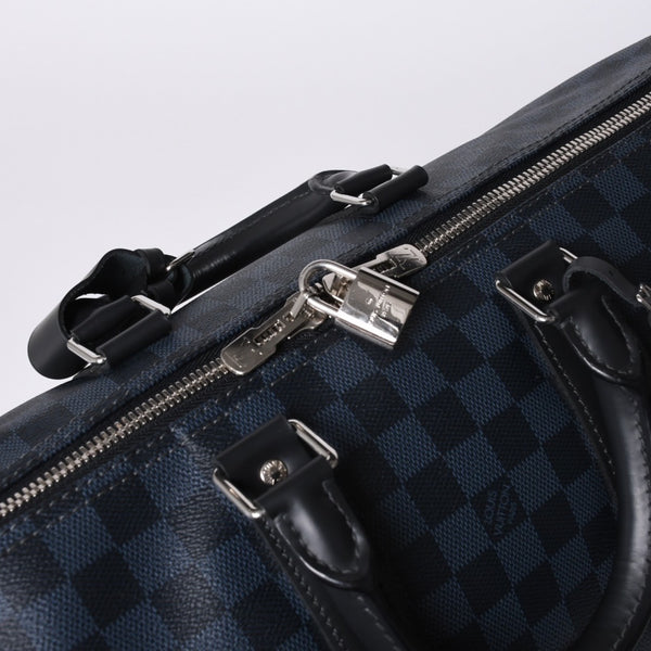 Very good condition LOUIS VUITTON Keepall Bandouliere 45 Boston bag 2WAY Damier Ecobalt N41349 Used 4a001121