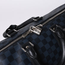 画像をギャラリービューアに読み込む, 極美品 LOUIS VUITTON ルイヴィトン キーポル バンドリエール 45 ボストンバッグ 2WAY ダミエコバルト N41349 中古 4a001121