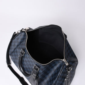 Very good condition LOUIS VUITTON Keepall Bandouliere 45 Boston bag 2WAY Damier Ecobalt N41349 Used 4a001121