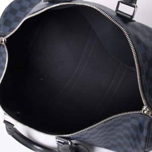 Very good condition LOUIS VUITTON Keepall Bandouliere 45 Boston bag 2WAY Damier Ecobalt N41349 Used 4a001121